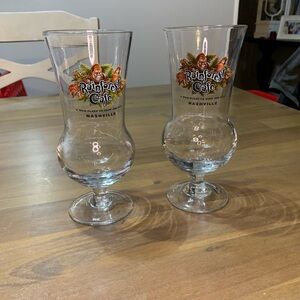Rainforest Cafe Restaurant Glass Set